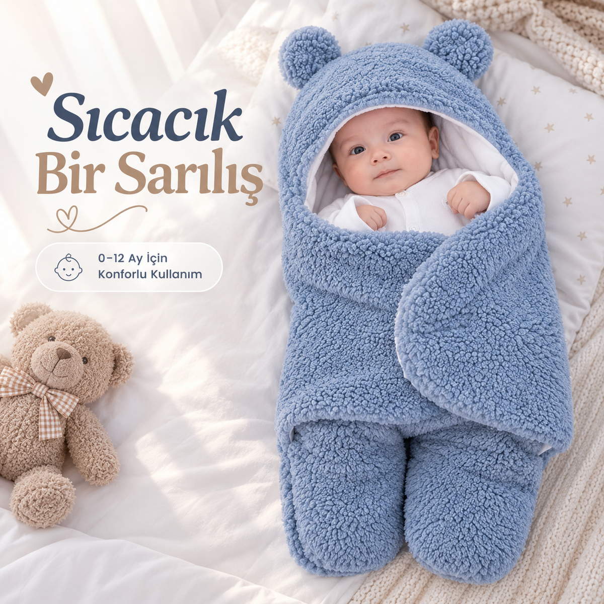 Peluş Kundak (0-6 Ay)